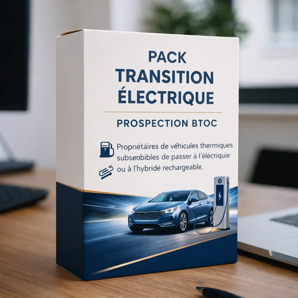 Pack Transition Électrique – Propriétaires de véhicules thermiques susceptibles de passer à l’électrique ou à l’hybride rechargeable