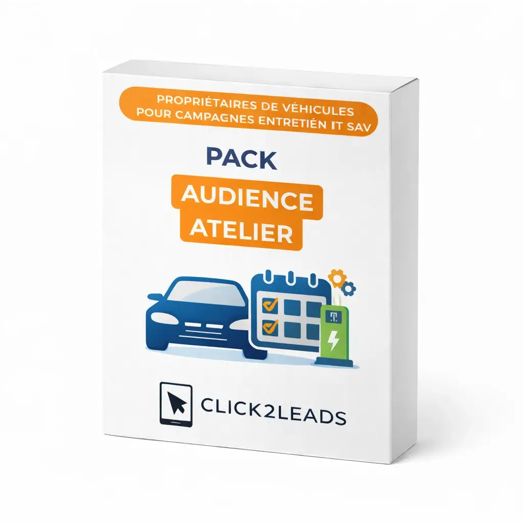 Segment de propriétaires de véhicules ciblé pour campagnes entretien automobile et opérations atelier