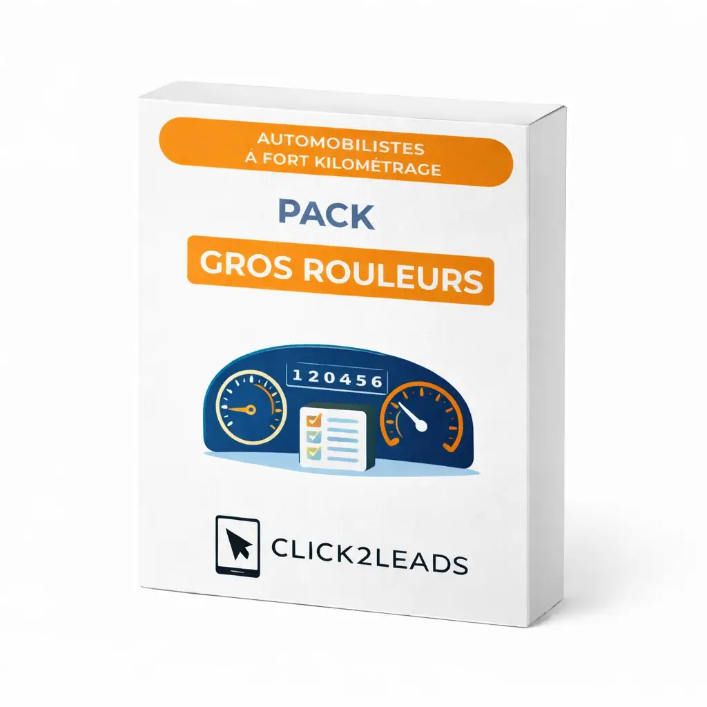 Segment d’automobilistes à fort kilométrage pour campagnes marketing automobile et prospection concession