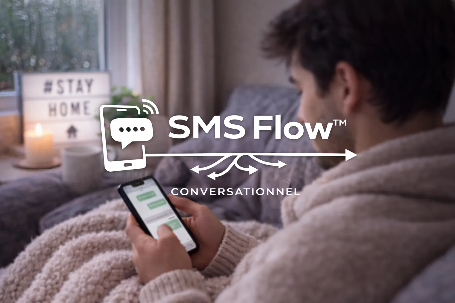 SMS Flow Marketing Automobile solution SMS conversationnel avec réponses multiples et scénarios interactifs